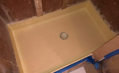 Réparation bac à douche